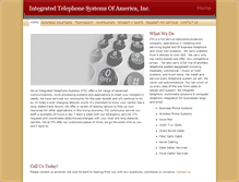 Tablet Screenshot of integratedtelephonesystems.com